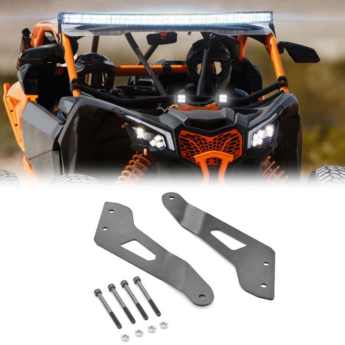 WEISEN 50"/52" Light Bar Roof Mount Brackets For 2017-2025 Can Am Maverick X3