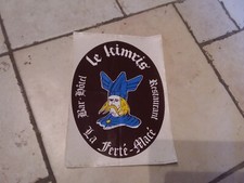 Ancien grand autocollant hotel retaurant le kimris la ferte mace gaulois