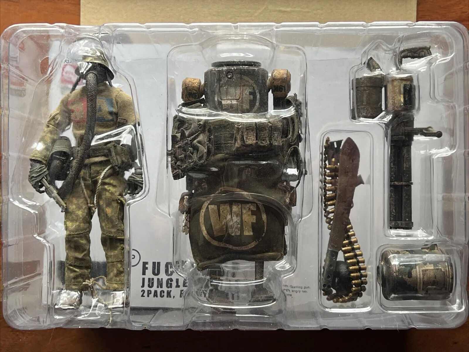 THREEA 3A WWRP F’D UP JUNGLE BATTLE 2 PACK EXCITO SET ASHLEY WOOD IDW ZOMBIES V