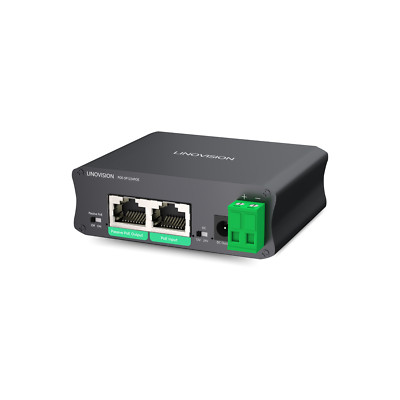 Industrial Gigabit 30W PoE Splitter with Switchable DC12V, Passive PoE Output