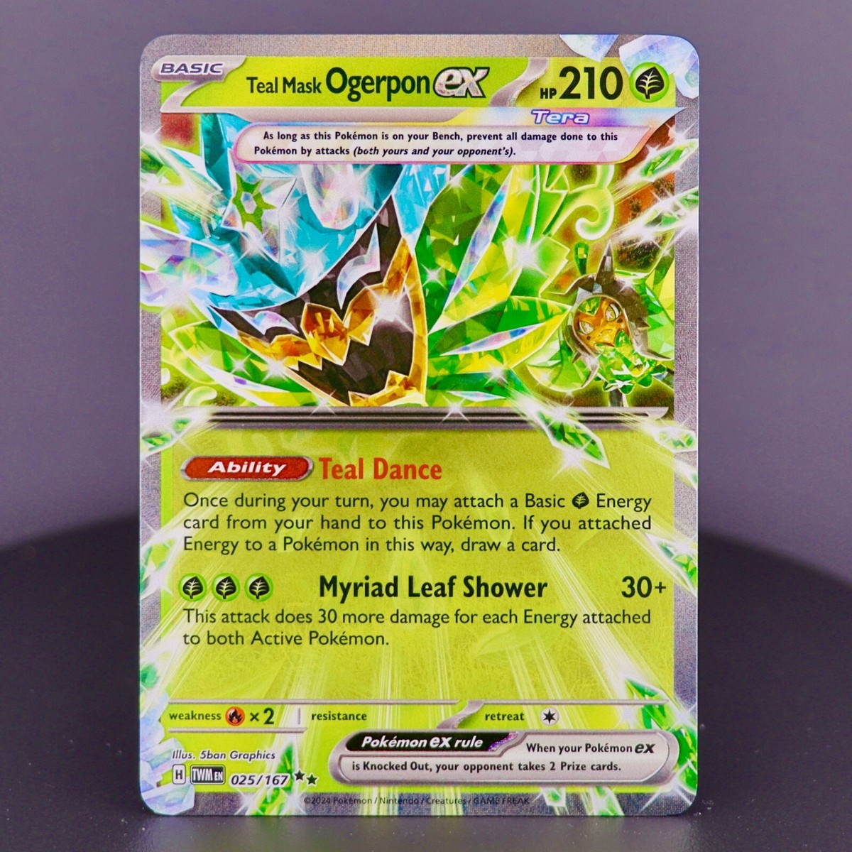 Masquerade ドロリスSEC+ Masqueradeドロリス SEC + Teal Mask Ogerpon ex SVP 166-Surging