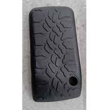 Black Center Console Lid Armrest Cover Tire Tread For Jeep Wrangler Tj 2001-2006