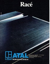 Publicité Advertising 127  1980  Atal Litton  mobilier bureau