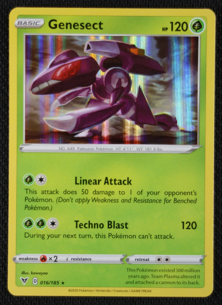 Pokemon Card - Vivid Voltage 016/185 - GENESECT (holo-foil):   - Toys, Plush, Trading Cards, Action Figures & Games online retail store  shop sale