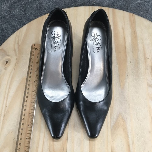 LifeStride Heels Womens 8.5M Klarissa Pump Black Faux Leather Pointed Toe Casual - Picture 9 of 17