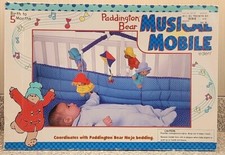 Eden Paddington Bear Musical Mobile 0-5 Months 1998 Tested