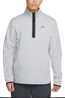 NIKE SPORTSWEAR TECH FLEECE MENS 1/2 ZIP PULLOVER TOP Sz XXL NIKE SPORTSWEAR TECH FLEECE MENS 1/2 ZIP PULLOVER TOP Sz XXL