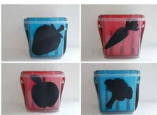 Apple Strawberry Broccoli Carrot Fruit Veggie Removable Erasable Chalk Board Fri