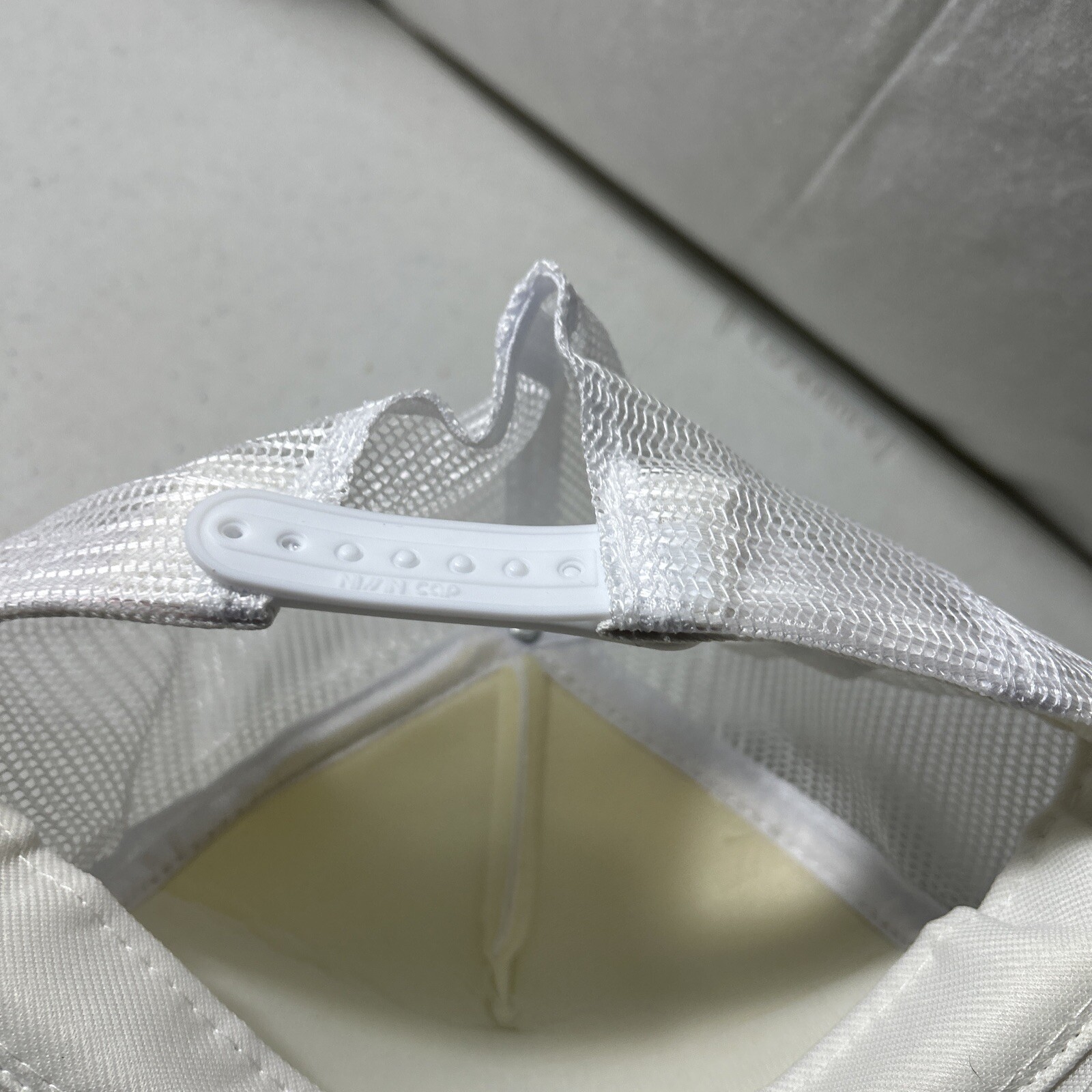 Loyal Nine Cocktails Adjustable Strap Mesh-Back White Hat