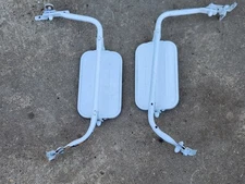 OEM 67-72 & 73-79 Ford Truck Factory JR. West Coast White Painted Mirrors