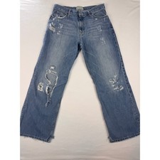 American Eagle 32x30 Loose Fit Distressed Lig...