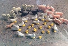 Vintage Playmobil Farm Animals Lot Chickens Sheep Pigs Chick's Piglets Dogs