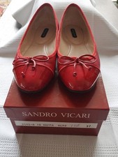 SANDRO VICARI Ballarina Rot Gr. 37