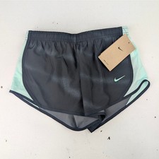 Nike Girls Small Tempo Shorts - Black/Mint