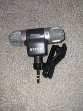 Sony ECM DS70P Electret Condenser Wireless Stereo Microphone 3.5MM Plug Japan