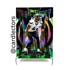 2024 Panini Select KAMARI LASSITER #77 RC Concourse Black & Green Shock PRIZM SP