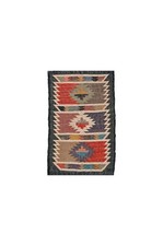 Handwoven Wool Jute Kilim Rug Color Multicolor Handmade Design Carpet Rug