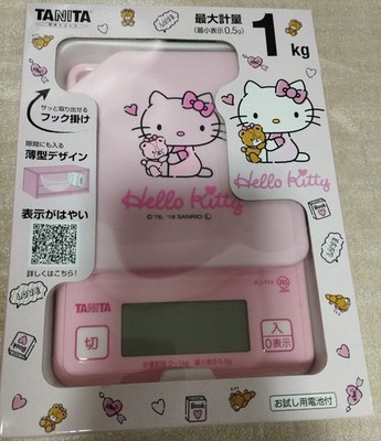Hello Kitty Digital Cooking Scale Tanita Sanrio Japan Max 1kg for