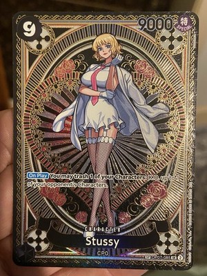 One Piece TCG Stussy SP Alternative Art OP11-SP OP07-085 English Edition