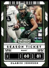 2020 Panini Contenders Draft Picks #10 Olabisi Johnson