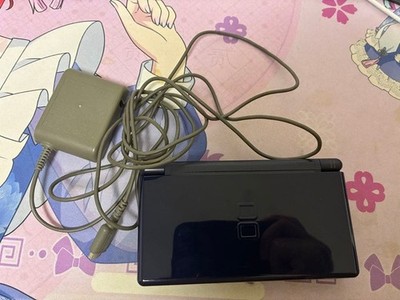 LCD  Nintendo DS Lite Enamel Navy with  Charger Tested