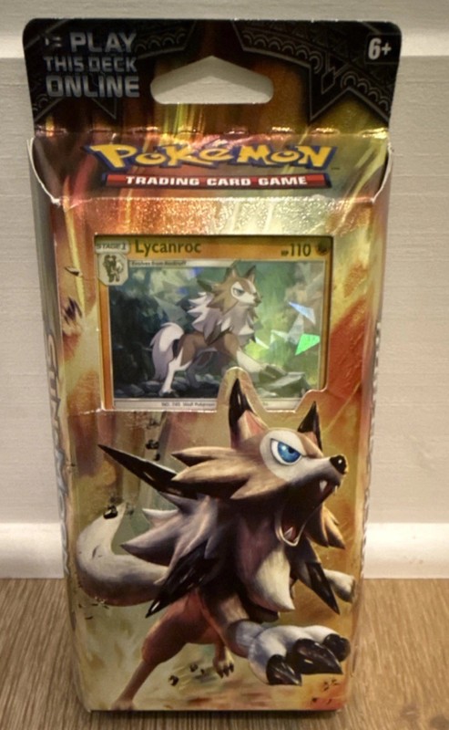Pokémon TCG Burning Shadows Rock Steady Theme Deck Lycanroc 60 Cards EN 2017