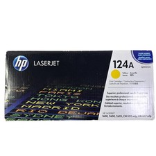 Genuine HP 124A Yellow Q6002A Print Cartridge Free Shipping Laserjet New Sealed