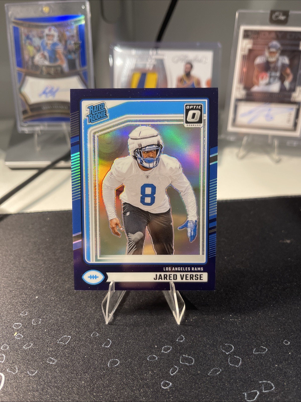 2024 Donruss Jared Verse Optic Preview Purple Prizm RC Rated Rookie #341 20/50