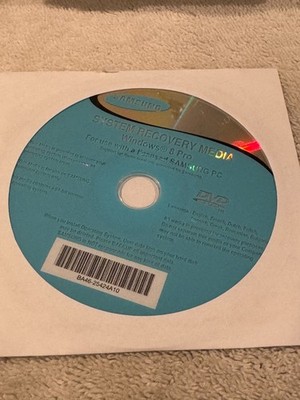 Samsung System Recovery Media Windows 8 Pro - CD ONLY - SERIAL # NOT INCLUDED!!!
