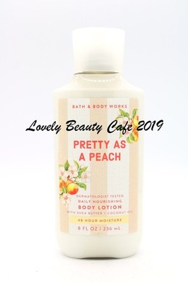 BATH & BODY WORKS / PRETTY AS A PEACH / DAILY NOURISHING BODY LOTION / 8 FL OZ