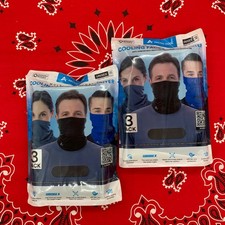 2 PACKAGES OF 3 Multifunctional Face Cover/Gaiter, Headband, Face Mask