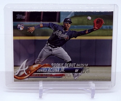 2018 Topps Update #US252 Ronald Acuna Jr. Rookie Debut RC Atlanta Braves MLB