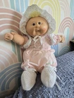 Vintage Cabbage Patch Kid coleco hm4 preemie girl in original outfit