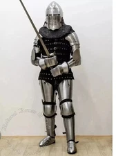 Medieval Footman Buhurt "Full Body Armor Suit Steel Breastplate Ukrainian Sets