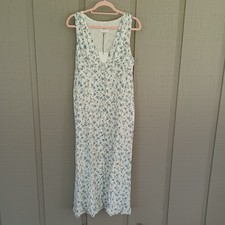 Reformation Ceara Floral Midi Dress Size 10 Feminine Wedding Guest Plunge Neck