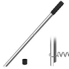 Tlence Pool Cover Tool, 26-1/2 Inch Long Pool Cover Anchor Removal Rod, Swimm...