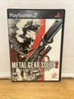 Metal Gear Solid 2: Sons of Liberty (Sony PlayStation 2, 2001) Complete Tested