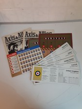 Vintage Axis Allies Board Game Pieces Referen...