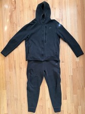 Nike Sportswear Tech Fleece Men's Washed Full-Suit Zip Hoodie And Pants Size L