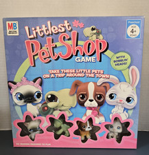Littlest Pet Shop Board Game 2005, 4 pets: cat, lizard,