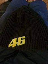 Valantino Rossi Superbike Rider Wollen Hat Cap One Size Black