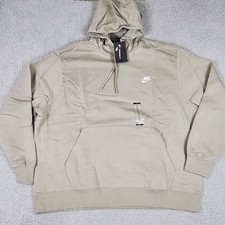 Nike Men's Sportswear Club Pullover Fleece Hoodie XXL Army Green BV2654-320