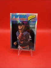 2026 Topps Heritage Austin Martin #44 Chrome Silver Refractor - Twins