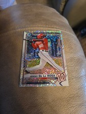 2021 Bowman Draft Jeremy De La Rosa Speckle Refractor BDC-2 Washington Nationals