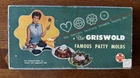 Vintage Griswold Famous Patty Mold With Original Box Cast Iron 1950's