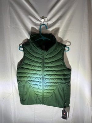 New Lululemon Lightweight Relaxed Fit Down Vest Womens Size 6 Green Primaloft