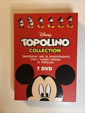DVD Topolino collection 7 dischi cofanetto Disney Univideo Come nuovo