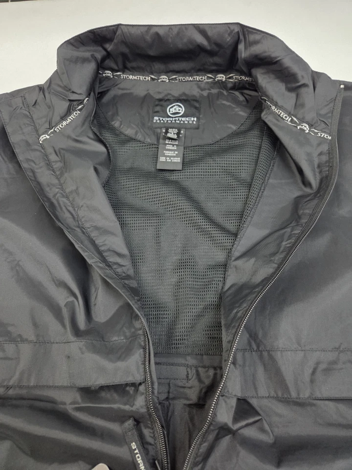 NWT Stormtech Performance Mens Full Zip Windbreaker Vented Jacket Nylon S #8083 - Image 3 of 4