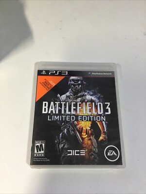 Battlefield 3 - Limited Edition (PlayStation 3, Ps3, 2011) (Cib, Complete)