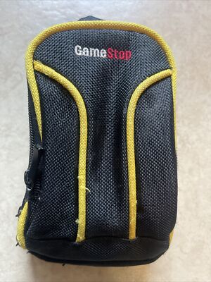 GAMESTOP SOFT CASE BLACK Yellow GAMEBOY OR OTHERS